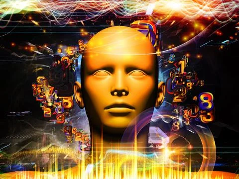 Spheres of Digital Science イラスト素材