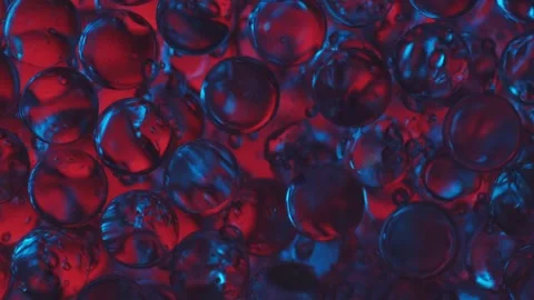 Spheres floating in water Stock Footage 165036121