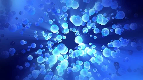 Spheres Fly in Space 스톡 동영상 109409425