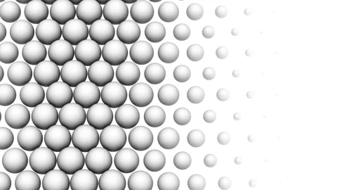Spheres Formed A Wave Stock Footage 85900109
