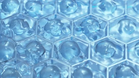 Spheres getting washed Stock Footage 165043474