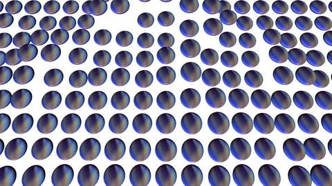 Spheres with a gradient pattern on a white background. Stock Illustration