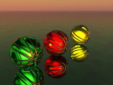 Spheres Illustrazione stock