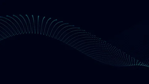 Spheres Light Wave motion design element Stock Footage 123561768