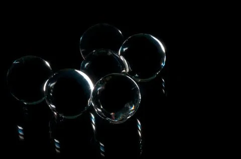 Spheres in the mirror Stock Photos