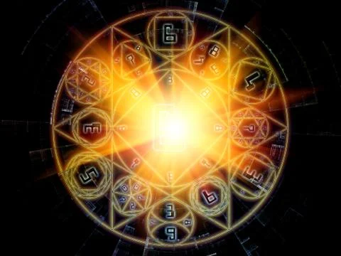 Spheres of Symbolic Meaning Stockillustratie