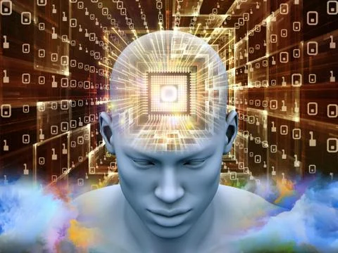 Spheres of Thought Stock Illustration