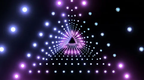 Spheres in the Triangles 03 Stock Footage 45610469