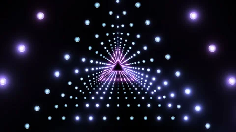 Spheres in the Triangles 08 Stock Footage 45610485