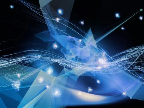 Spheres of Virtual World Stockillustratie
