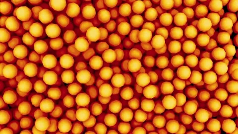 Spheres waves Fire 1.mp4 Stock Footage 341107226