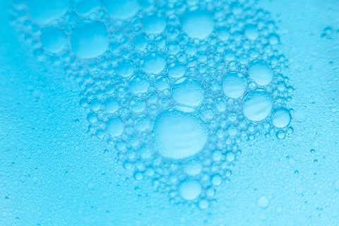 Spheric bubbles extreme closeup Stock Photos