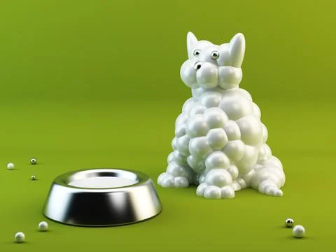 Spherical cat Stock Illustration