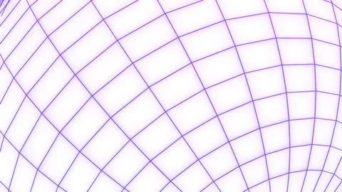 Spherical cell moves on white background. Design. Animation of simple moving Illustrazione stock