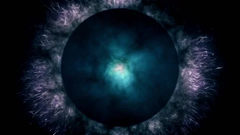 Spherical core of singularity, vj and dj 스톡 동영상 198935372