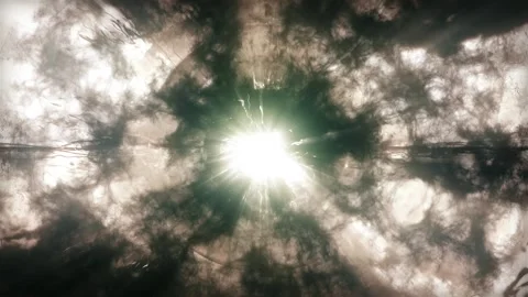 Spherical core of singularity, vj and dj Stock-Footage 199115222