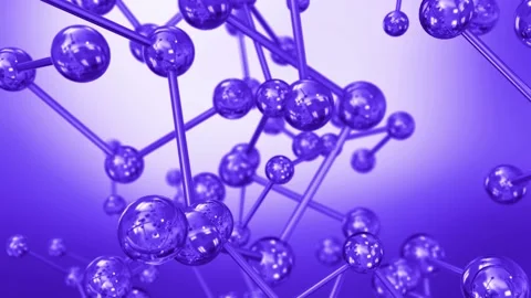 Spherical effect purple Stock Footage 145714351