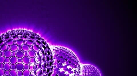 Spherical Elements Background 04 (HD) Stock Footage 17263104