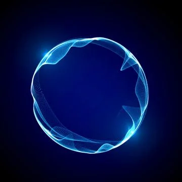 Spherical equalizer for music Stock Illustration
