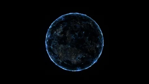 Spherical galactic object 스톡 동영상 90208882