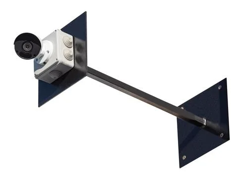 Spherical IP security camera on white Stock Photos