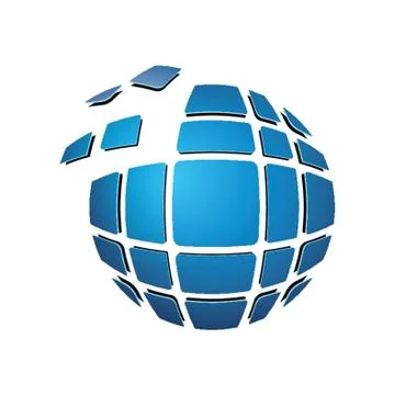 Spherical logo element design Stock-Illustration