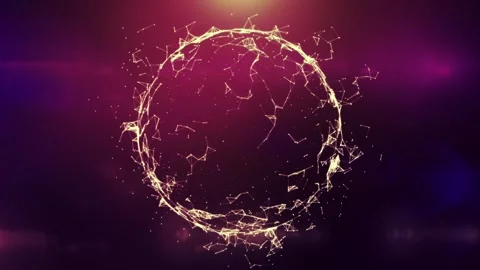 Spherical Network Purple Stockbeeldmateriaal 278798692