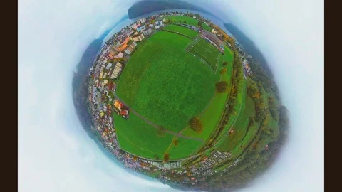 Spherical panorama from drone. Stock Footage 120155245