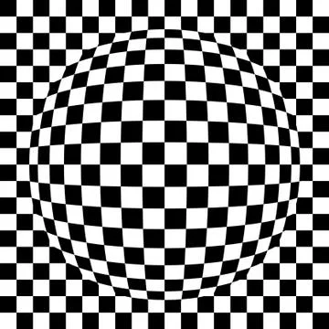 Spherical squared pattern Stock Illustration