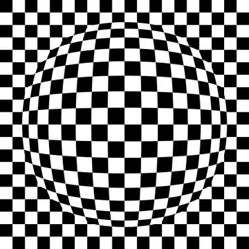 Spherical squared pattern Stock Illustration