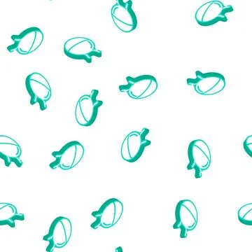 Spherical tool for jumping dancer training tool isometric icon seamless patte Stock Illustration