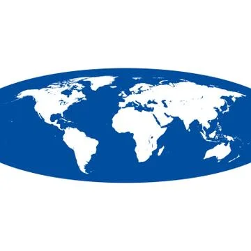 Spherical vector world map Stock-Illustration
