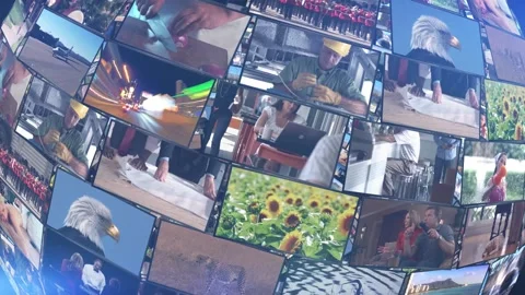 Spherical Video Wall Intro Pack Stock After Effects