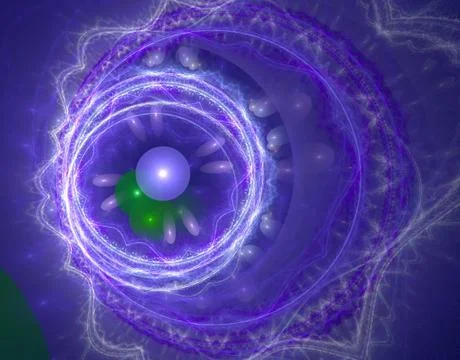 Spherules circles Stock Illustration