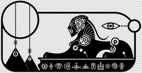 Sphinks Stock Illustration