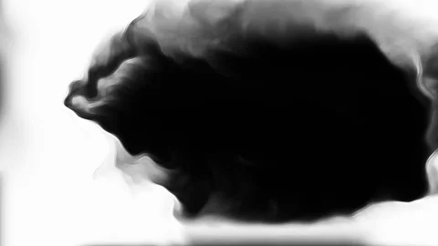 Sphinx Black inks drop on dry paper transition Stock-Footage 108761494