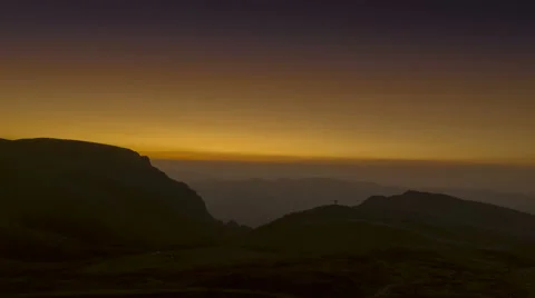 The Sphinx of Bucegi, at sunrise Stock Footage 67604562