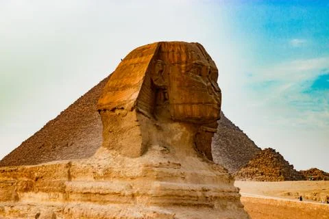 The sphinx in Cairo, Egypt Stock Photos