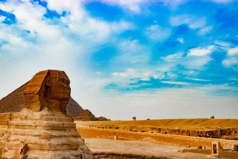 The sphinx in Cairo, Egypt Stock Photos