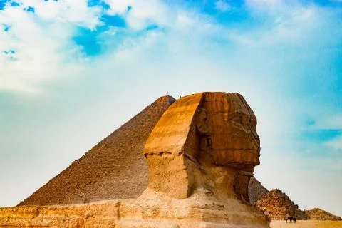 The sphinx in Cairo, Egypt Stock Photos