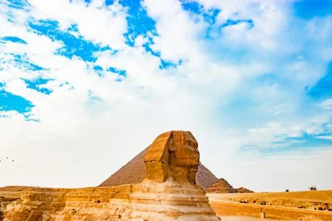 The sphinx in Cairo, Egypt Stock Photos