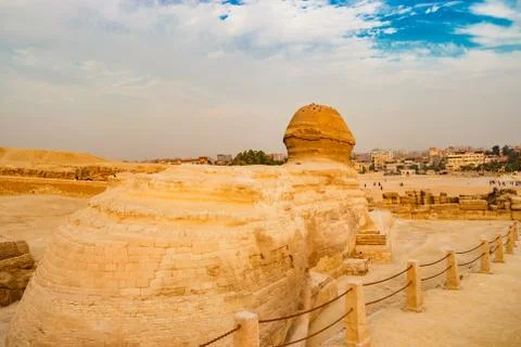 The sphinx in Cairo, Egypt Stock Photos