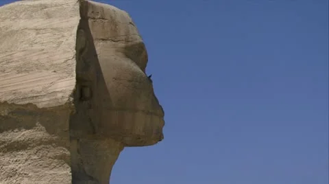 Sphinx close-up Vídeos de archivo 10857905