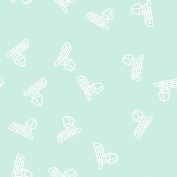 Sphinx egypt monument line vector seamless pattern Stock Illustration