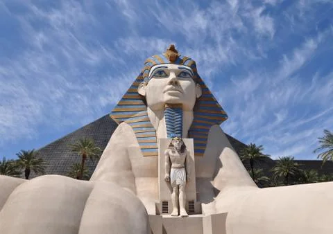 Sphinx replica Foto stock