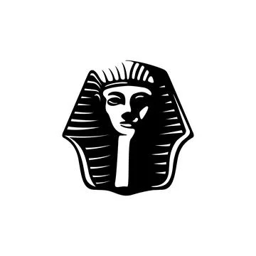 Sphinx Silhouette Logo Design Template Illustration Stock Illustration
