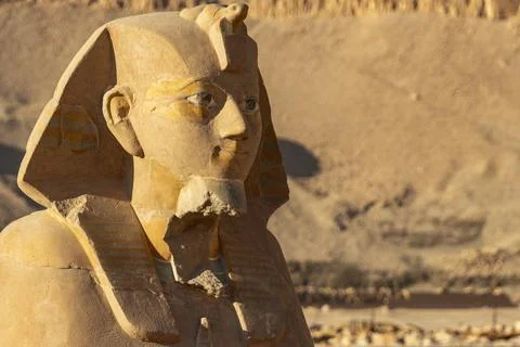 The Sphinx's Gaze Through Time Stock Photos