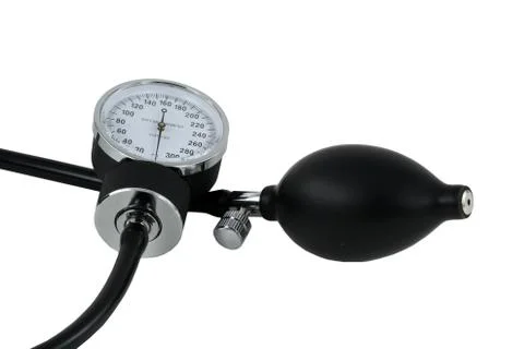 Sphygmomanometer and bulb Stock Photos