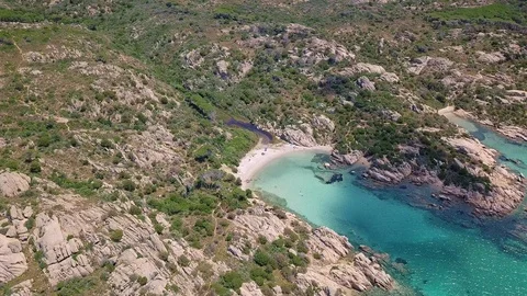 Spiaggia di Cala Serena Stock Footage 101850547