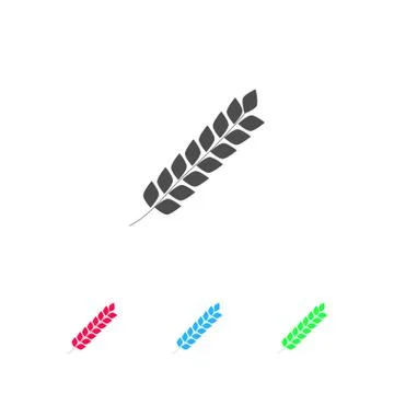 Spica icon flat. Stock Illustration